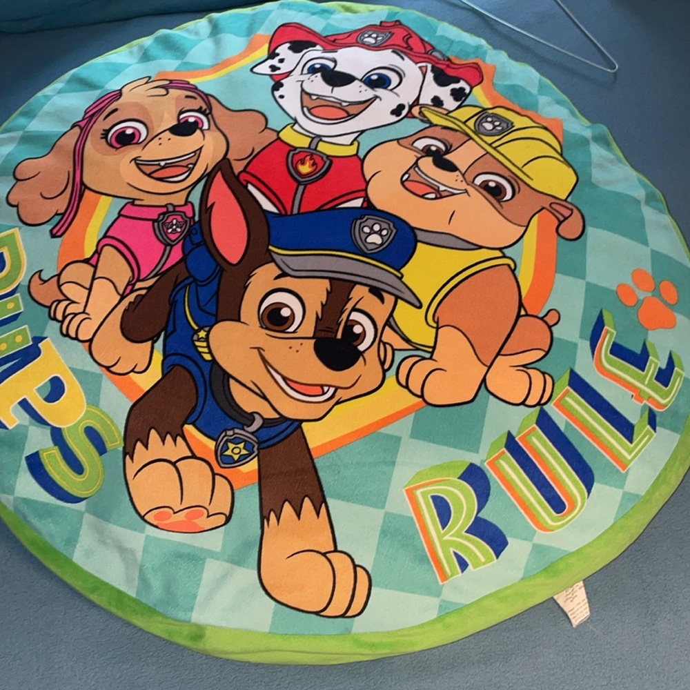 Nickelodeon large round Paw Patrol pillow